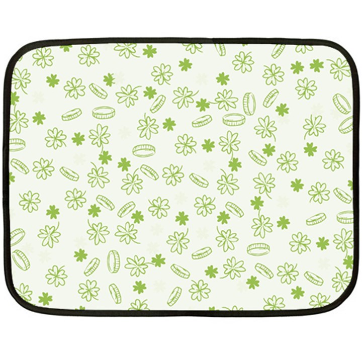 St Patricks day pattern Double Sided Fleece Blanket (Mini) 