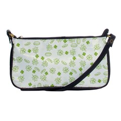 St Patricks Day Pattern Shoulder Clutch Bag by Valentinaart