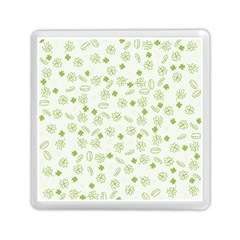 St Patricks Day Pattern Memory Card Reader (square) by Valentinaart