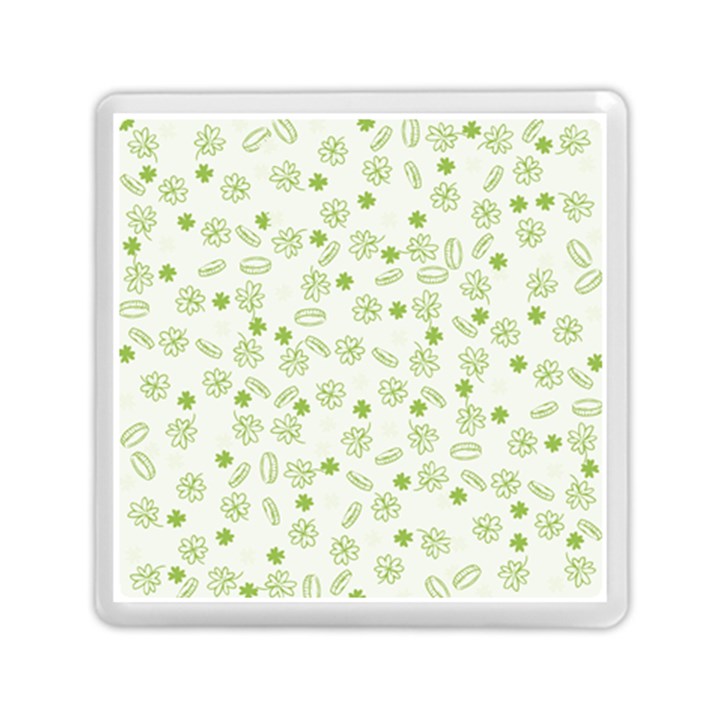 St Patricks day pattern Memory Card Reader (Square)