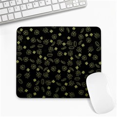 St Patricks Day Pattern Large Mousepads by Valentinaart