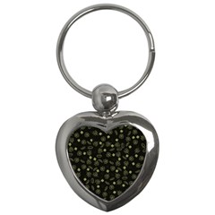 St Patricks Day Pattern Key Chains (heart)  by Valentinaart