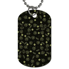 St Patricks Day Pattern Dog Tag (two Sides) by Valentinaart