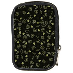 St Patricks Day Pattern Compact Camera Leather Case by Valentinaart