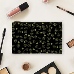 St Patricks Day Pattern Cosmetic Bag (medium) by Valentinaart