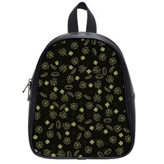 St Patricks Day Pattern School Bag (small) by Valentinaart