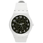 St Patricks day pattern Round Plastic Sport Watch (M) Front