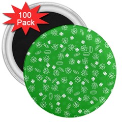 St Patricks Day Pattern 3  Magnets (100 Pack) by Valentinaart