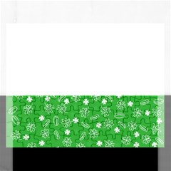 St Patricks Day Pattern Rectangular Jigsaw Puzzl by Valentinaart