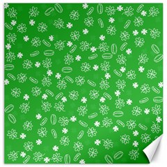 St Patricks Day Pattern Canvas 12  X 12  by Valentinaart