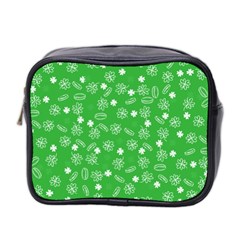 St Patricks Day Pattern Mini Toiletries Bag (two Sides) by Valentinaart