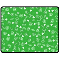 St Patricks Day Pattern Fleece Blanket (medium)  by Valentinaart