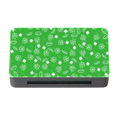 St Patricks Day Pattern Memory Card Reader With Cf by Valentinaart