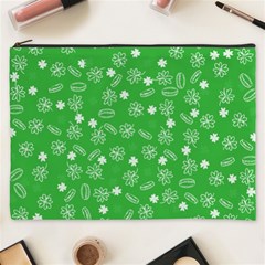 St Patricks Day Pattern Cosmetic Bag (xxxl) by Valentinaart