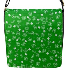 St Patricks Day Pattern Flap Closure Messenger Bag (s) by Valentinaart