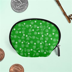 St Patricks Day Pattern Accessory Pouch (small) by Valentinaart