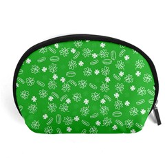 St Patricks Day Pattern Accessory Pouch (large) by Valentinaart