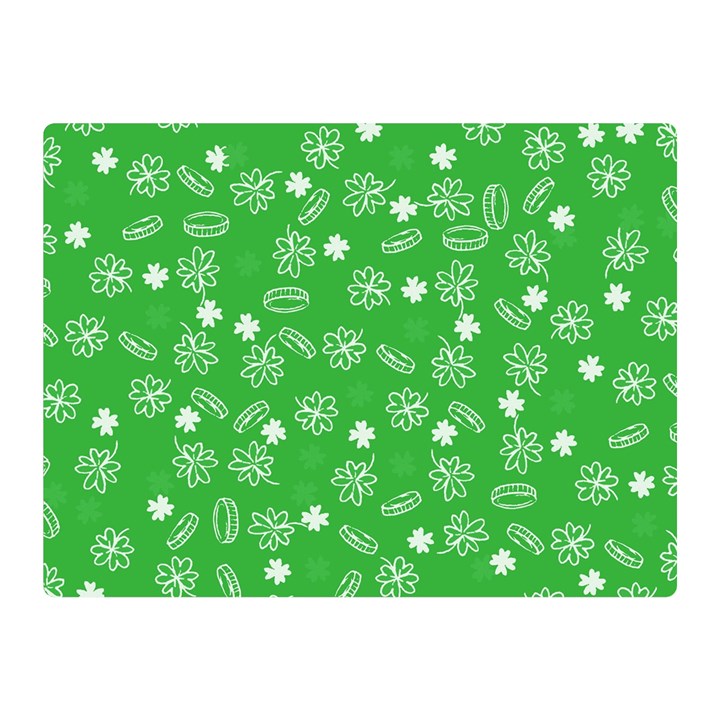 St Patricks day pattern Double Sided Flano Blanket (Mini) 