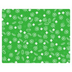 St Patricks Day Pattern Double Sided Flano Blanket (medium)  by Valentinaart