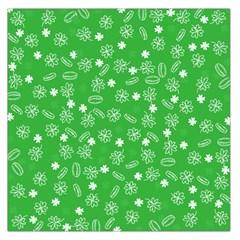 St Patricks Day Pattern Large Satin Scarf (square) by Valentinaart