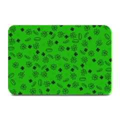 St Patricks Day Pattern Plate Mats by Valentinaart