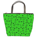 St Patricks day pattern Bucket Bag Front