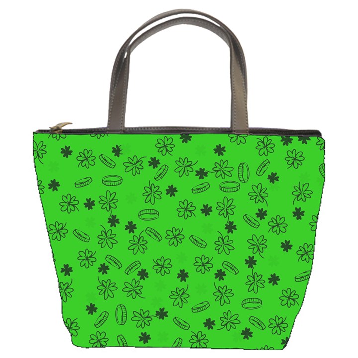 St Patricks day pattern Bucket Bag