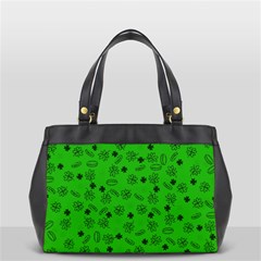 St Patricks Day Pattern Oversize Office Handbag by Valentinaart