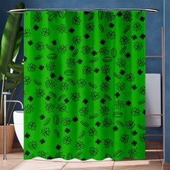 St Patricks Day Pattern Shower Curtain 60  X 72  (medium)  by Valentinaart