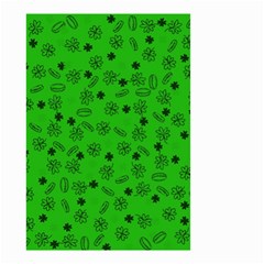 St Patricks Day Pattern Small Garden Flag (two Sides) by Valentinaart