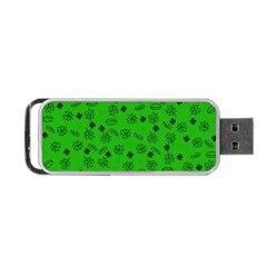 St Patricks Day Pattern Portable Usb Flash (two Sides) by Valentinaart