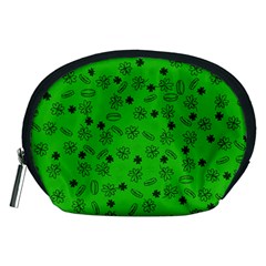 St Patricks Day Pattern Accessory Pouch (medium) by Valentinaart