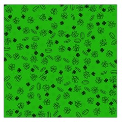 St Patricks Day Pattern Large Satin Scarf (square) by Valentinaart