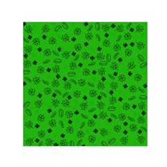 St Patricks Day Pattern Small Satin Scarf (square) by Valentinaart