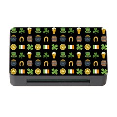 St Patricks Day Pattern Memory Card Reader With Cf by Valentinaart