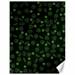 St Patricks Day Pattern Canvas 12  X 16  by Valentinaart