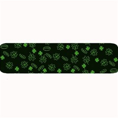 St Patricks Day Pattern Large Bar Mats by Valentinaart