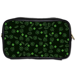 St Patricks Day Pattern Toiletries Bag (one Side) by Valentinaart