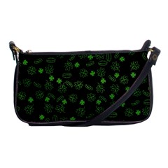 St Patricks Day Pattern Shoulder Clutch Bag by Valentinaart