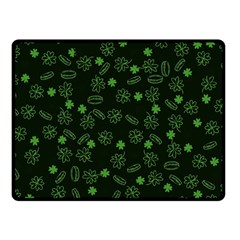 St Patricks Day Pattern Fleece Blanket (small)