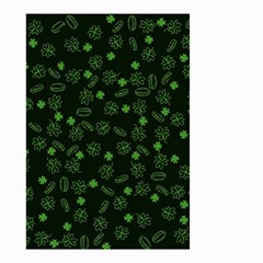 St Patricks Day Pattern Small Garden Flag (two Sides) by Valentinaart