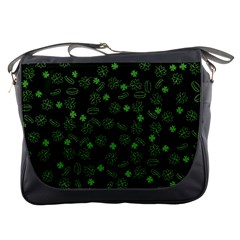 St Patricks Day Pattern Messenger Bag by Valentinaart