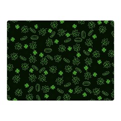 St Patricks Day Pattern Double Sided Flano Blanket (mini)  by Valentinaart