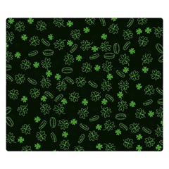 St Patricks Day Pattern Double Sided Flano Blanket (small)  by Valentinaart