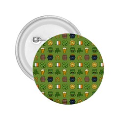 St Patricks day pattern 2.25  Buttons