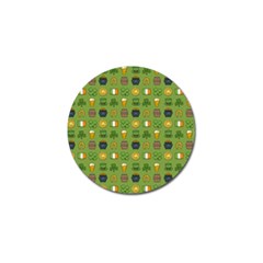 St Patricks day pattern Golf Ball Marker (4 pack)