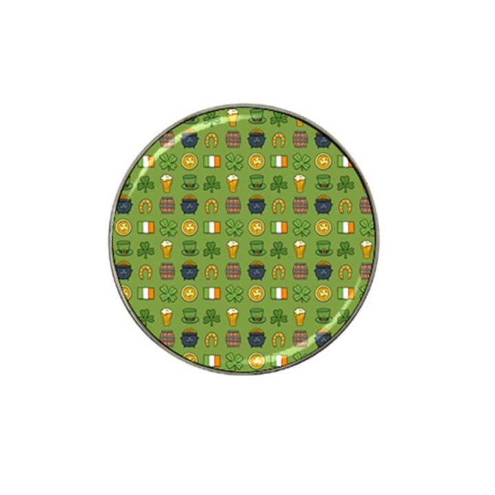 St Patricks day pattern Hat Clip Ball Marker (4 pack)