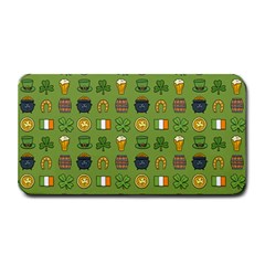 St Patricks Day Pattern Medium Bar Mats by Valentinaart