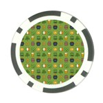 St Patricks day pattern Poker Chip Card Guard (10 pack) Front