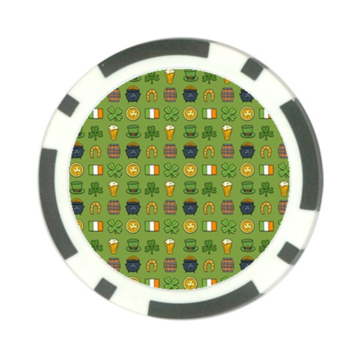 St Patricks day pattern Poker Chip Card Guard (10 pack)